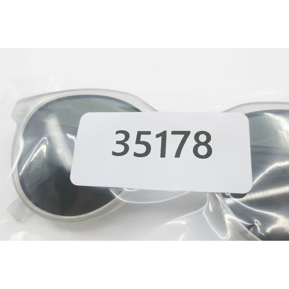Giorgio Armani Frosted Clear Green Lens Sunglasses AR8032-M 5291/71 Italy 48-22